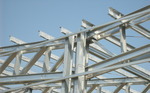Structuri metalice zincate - hala de productie parchet Budesti