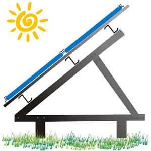 Structuri suport panouri solare in camp